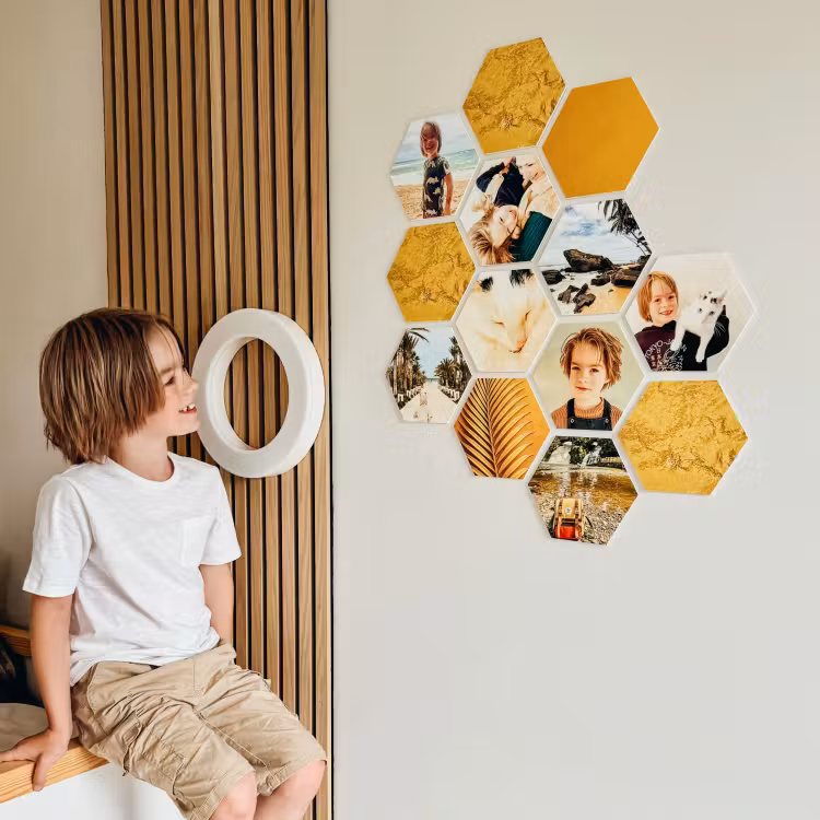 Hexagon foto — 7