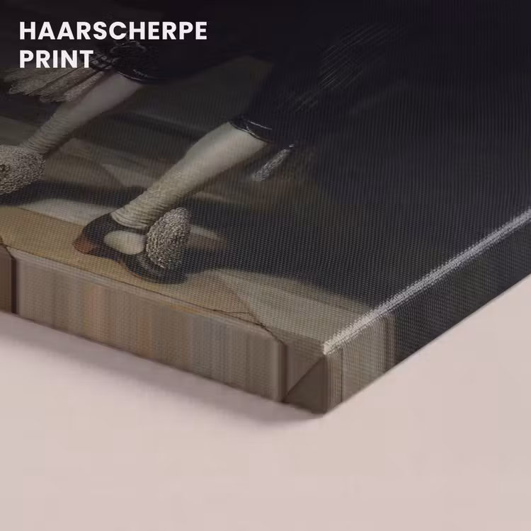 Canvas schilderij - Het huwelijksportret van Marten Soolmans - Rembrandt van Rijn — 5