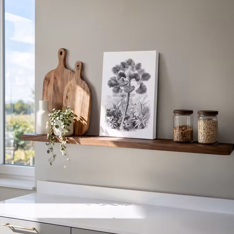 Canvas schilderij - Design - Zwart wit - Natuur — 4