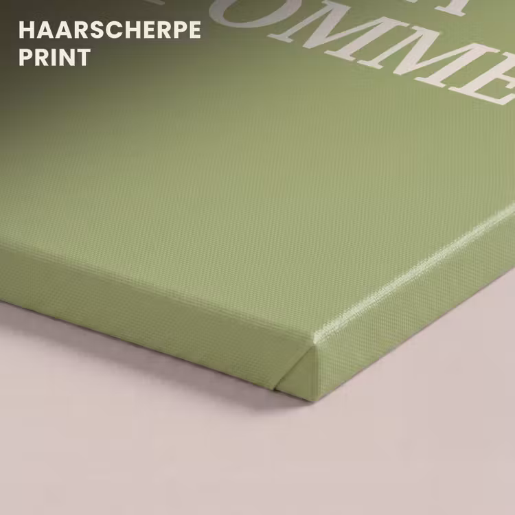 Canvas schilderij - Appel - Groen - Minimalistisch — 5