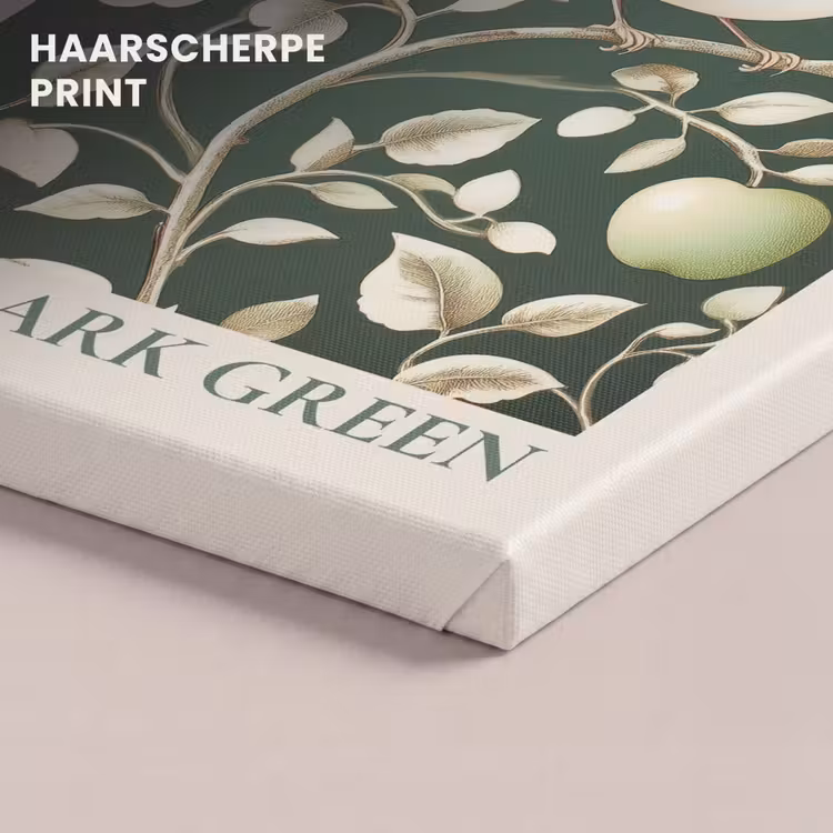 Canvas schilderij - Groen - Vogel - Bloemen — 5