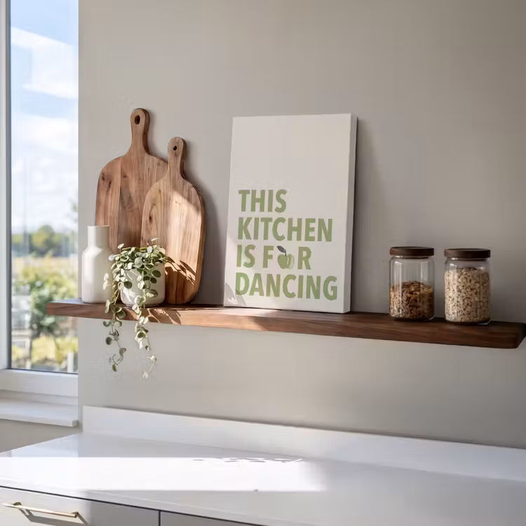 Canvas schilderij - Quote - Appel - Illustratie — 4