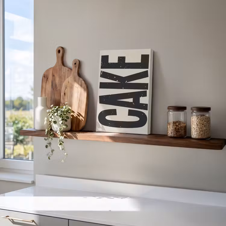 Canvas schilderij - Beige - Japandi - Cake - Decoratie — 4