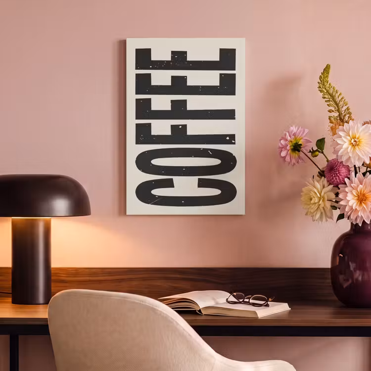 Canvas schilderij - Japandi - Koffie - Decoratie - Vintage — 6