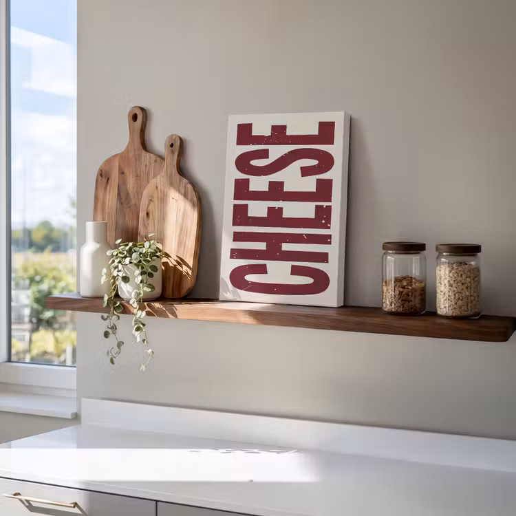 Canvas schilderij - Vintage - Rood - Decoratie - Japandi — 4