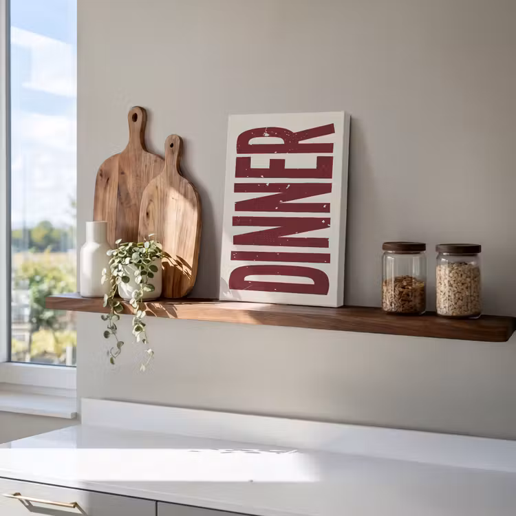 Canvas schilderij - Eten - Decoratie - Rood - Vintage — 4