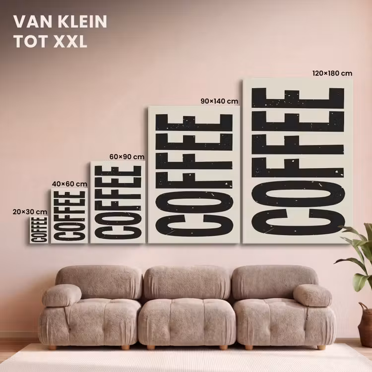 Canvas schilderij - Japandi - Koffie - Decoratie - Vintage — 7
