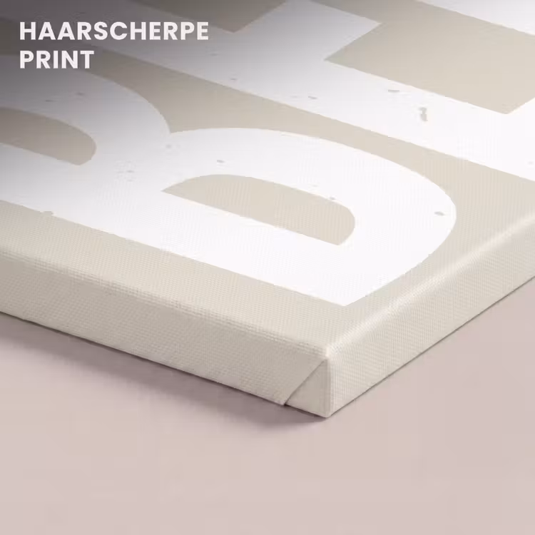Canvas schilderij - Beer - Japandi - Beige - Decoratie — 5