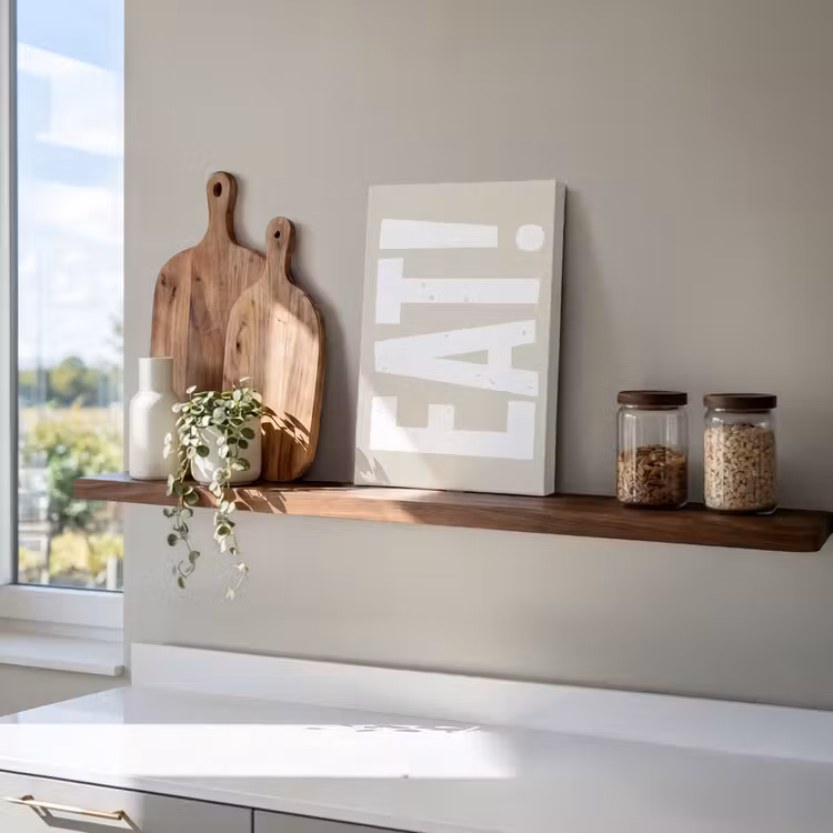 Canvas schilderij - Eten - Decoratie - Beige - Wit — 4