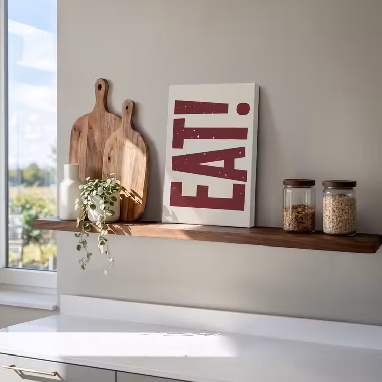 Canvas schilderij - Red - Eten - Vintage - Decoratie — 4