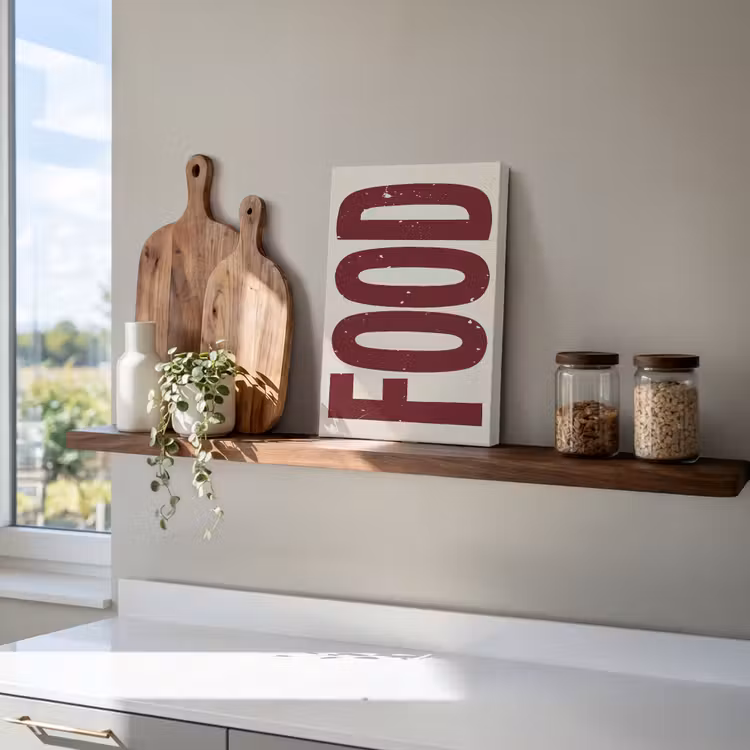 Canvas schilderij - Eten - Japandi - Rood - Decoratie — 4