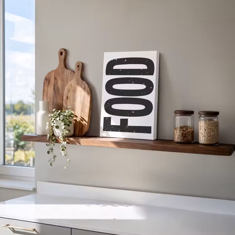Canvas schilderij - Food - Zwart - Wit - Decoratie — 4