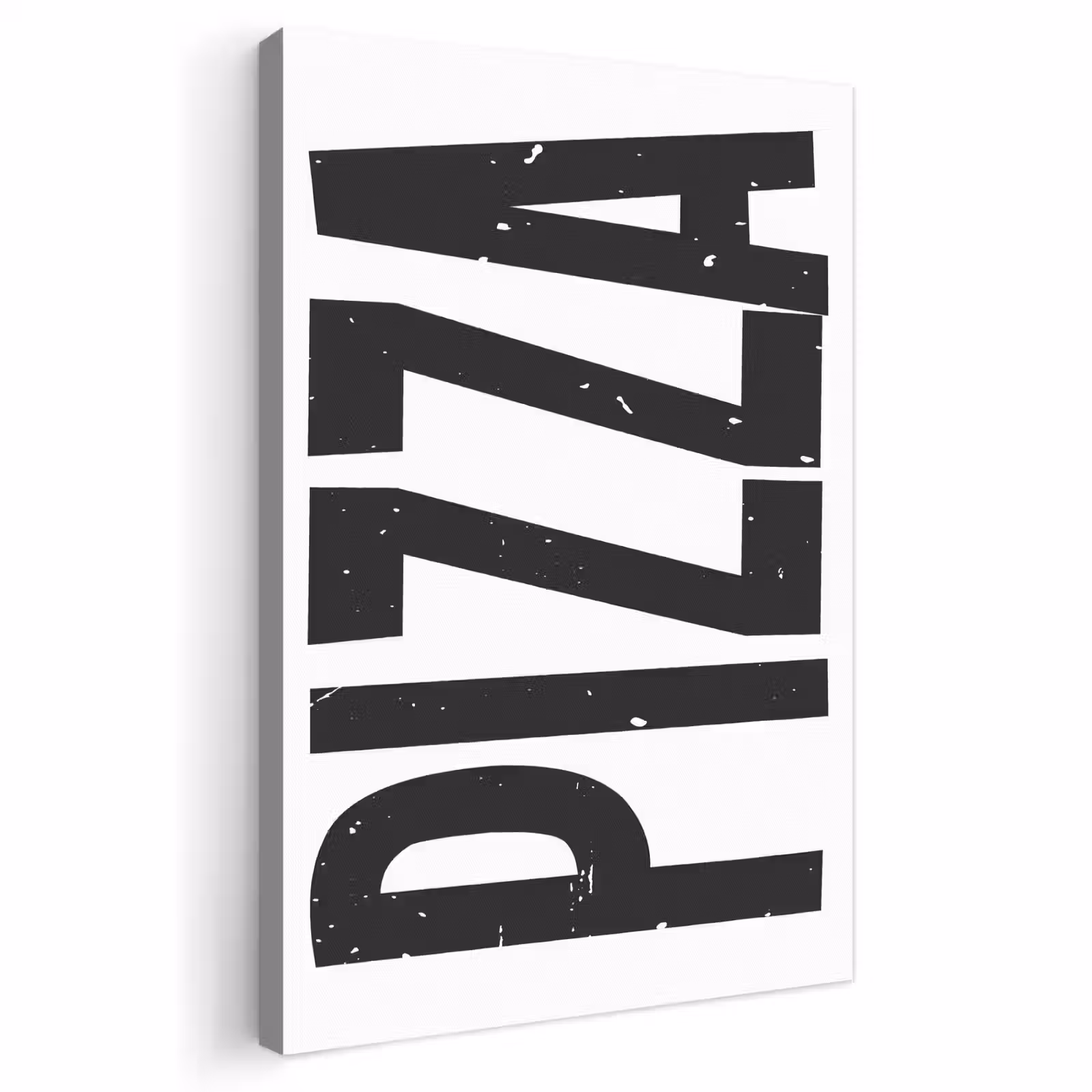 Canvas schilderij - Pizza - Japandi - Decoratie - Vintage — 1