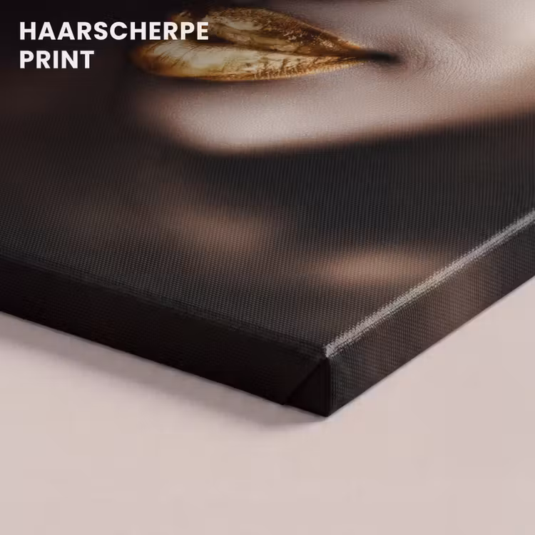 Canvas schilderij - Black and Gold - Vrouw - Make up — 5