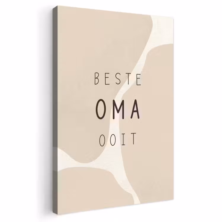 Canvas schilderij - Spreuken - Beste oma ooit - Quotes - Oma — 1