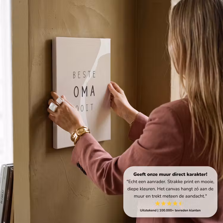 Canvas schilderij - Spreuken - Beste oma ooit - Quotes - Oma — 3