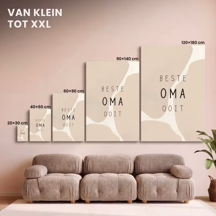 Canvas schilderij - Spreuken - Beste oma ooit - Quotes - Oma — 8