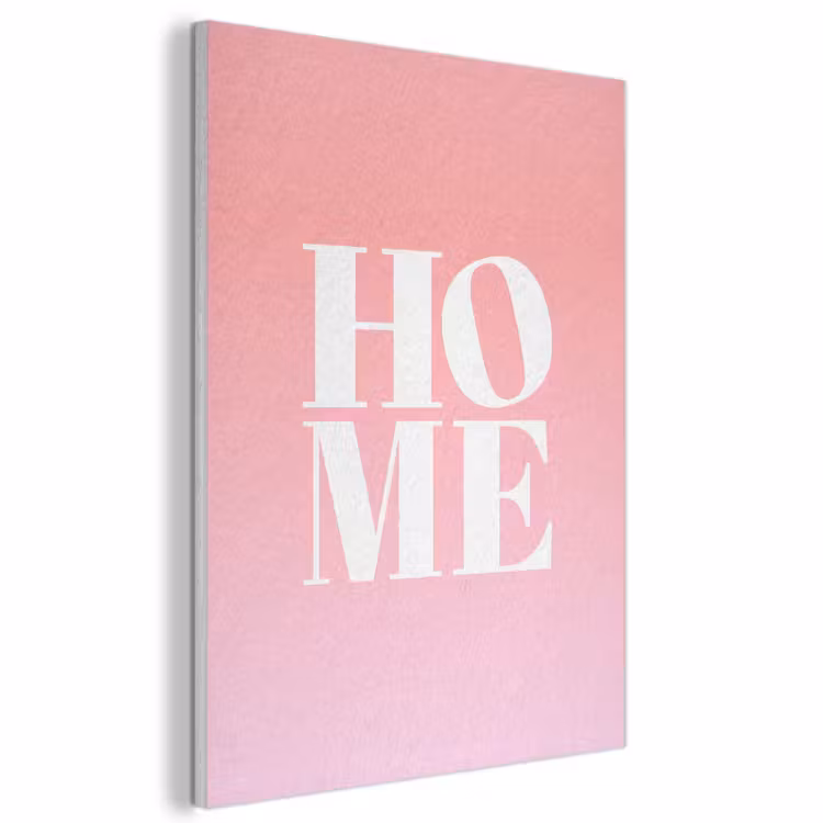 Akoestisch schilderij - Home - Letters - Groot - Roze — 1