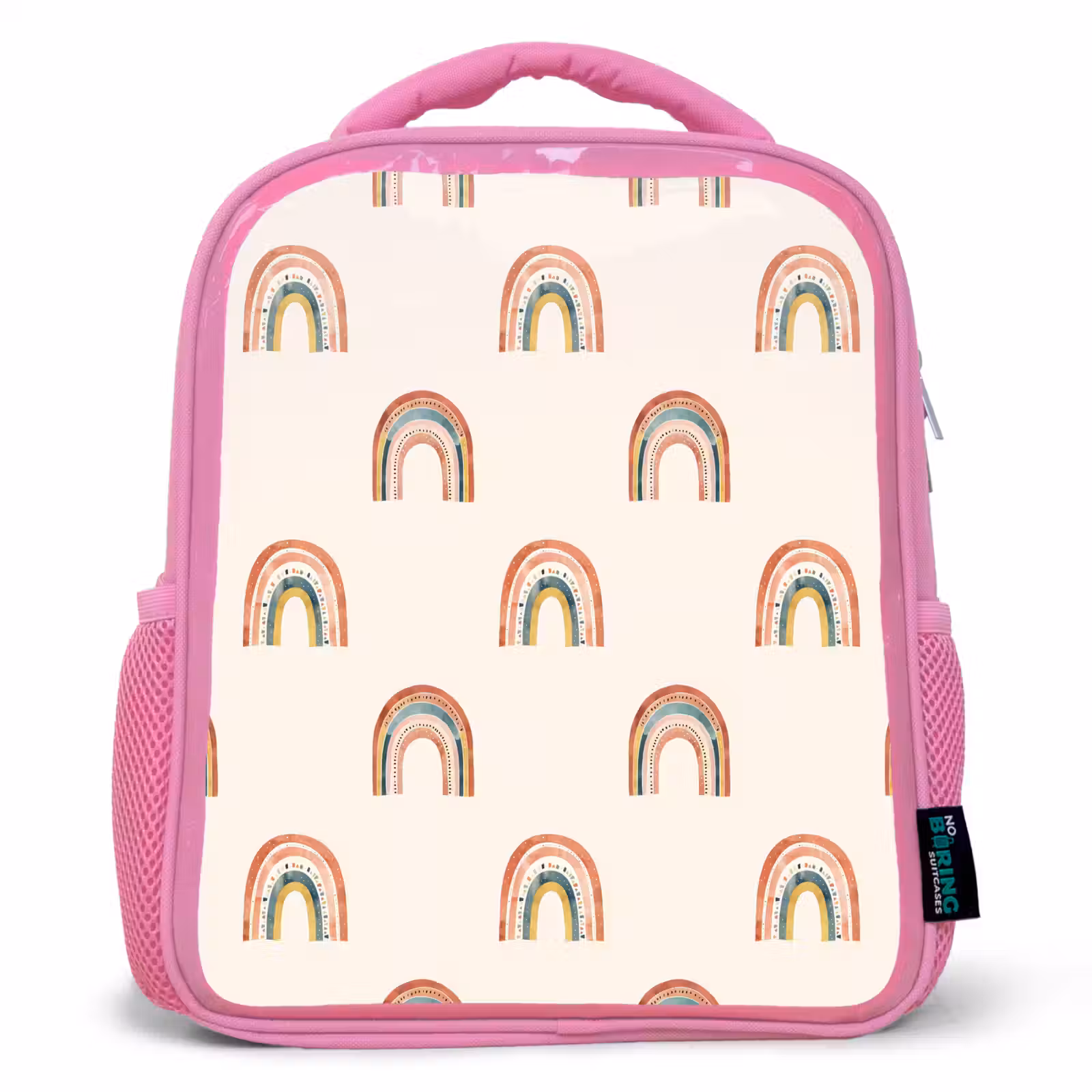 Rugzak kind - roze - Boho - Regenboog - Patroon — 1