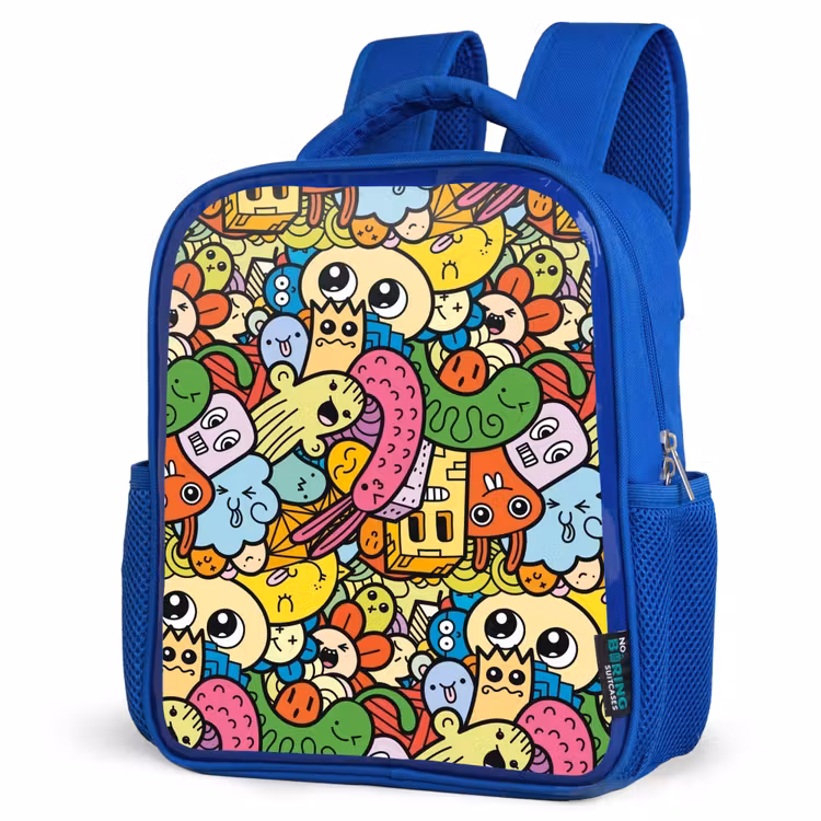 Rugzak kind - blauw - Schattige Beestjes in Stad — 7