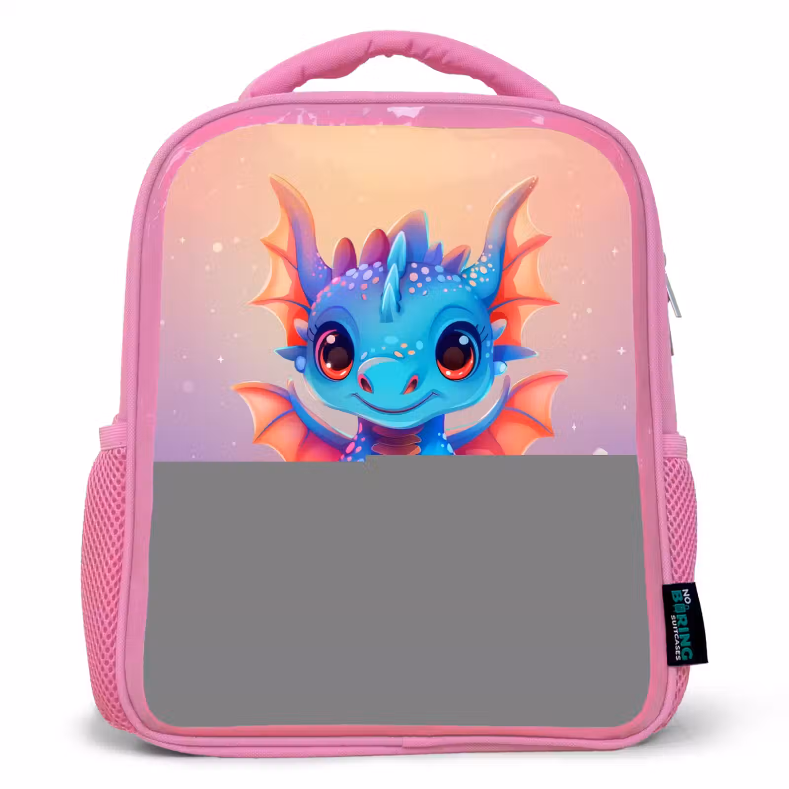 Rugzak kind - roze - Schattige baby draak — 1