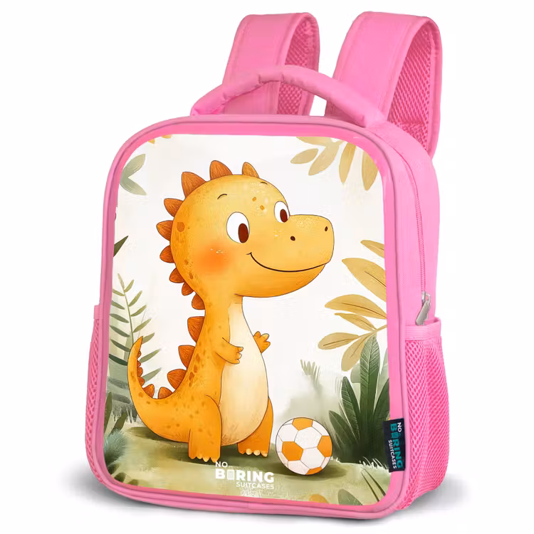 Rugzak kind - roze - Dino - Voetbal - Oranje — 4