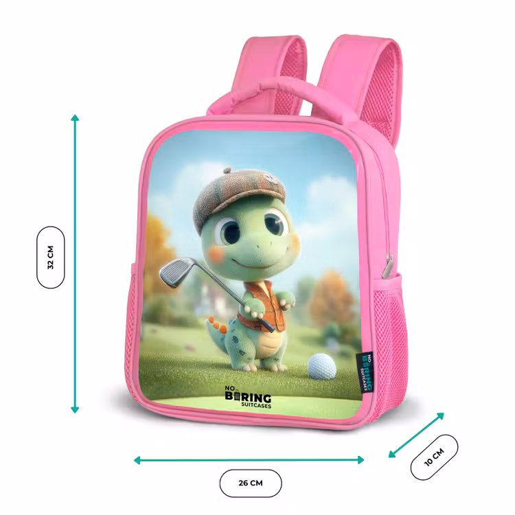 Rugzak kind - roze - Golf - Dino - Groen — 3