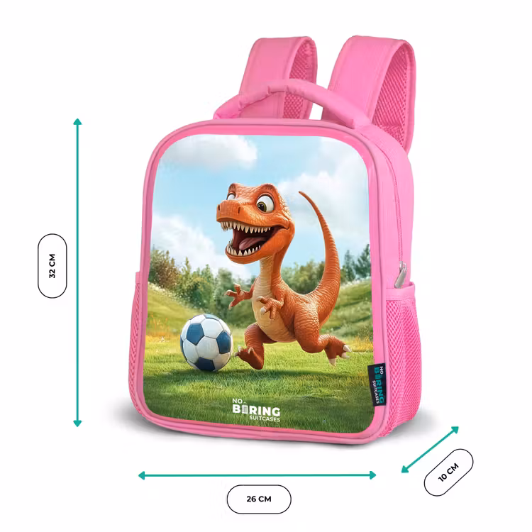 Rugzak kind - roze - Voetbal - Dino - Sport — 3