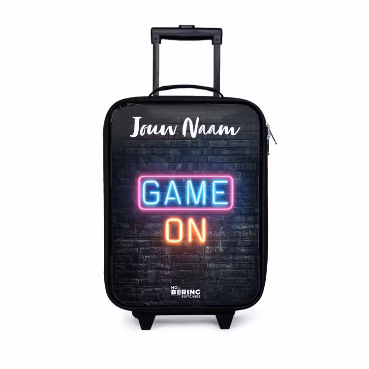 Kinderkoffer met naam - Game - Neon - Muur — 1