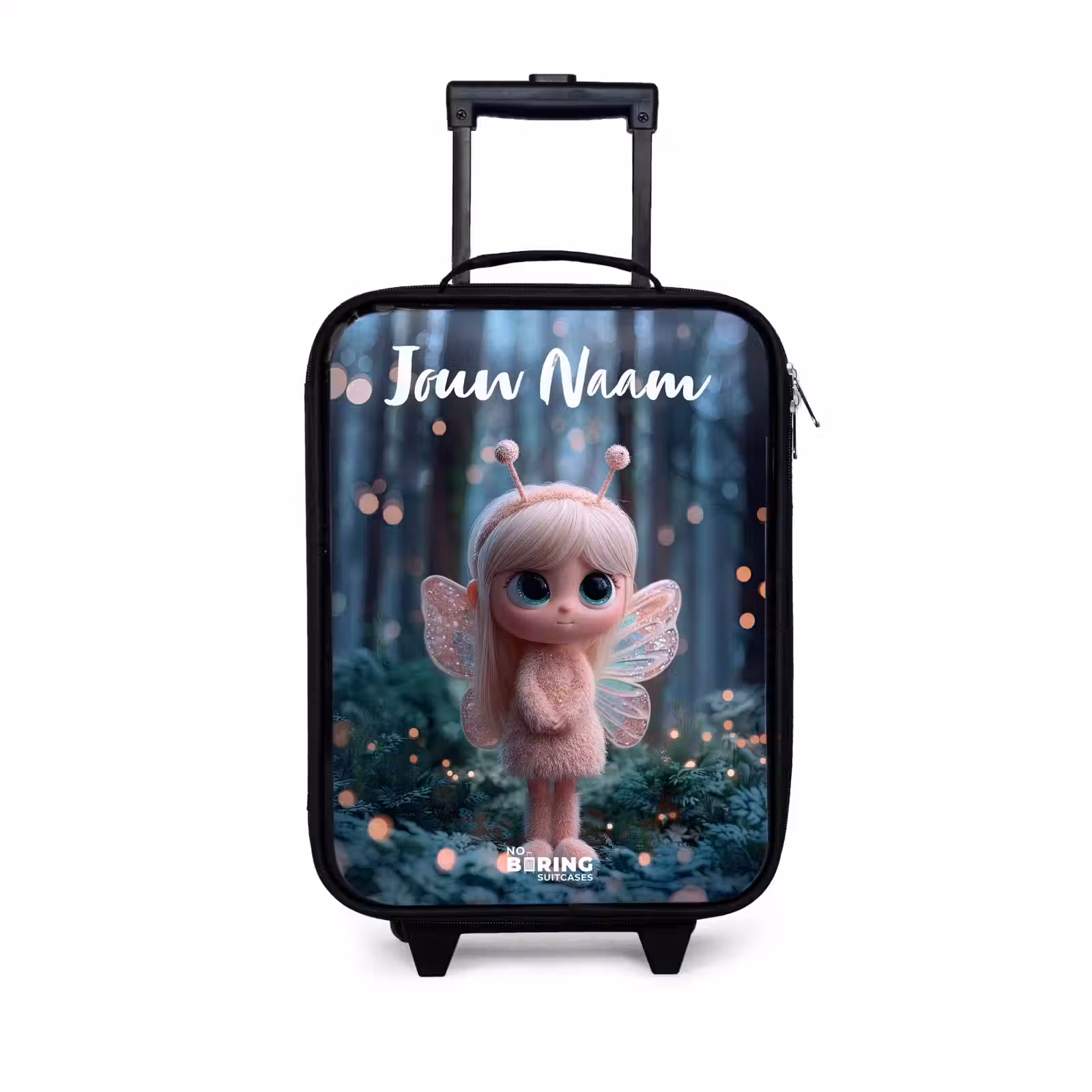 Kinderkoffer met naam - Fairy - Bos - Glitters — 1