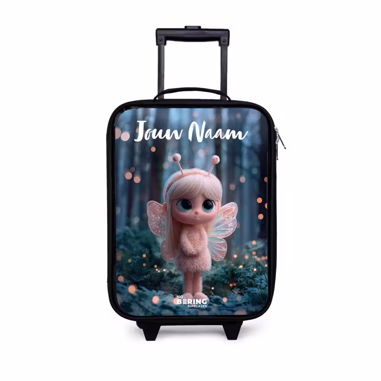 Kinderkoffer met naam - Fairy - Bos - Glitters — 1
