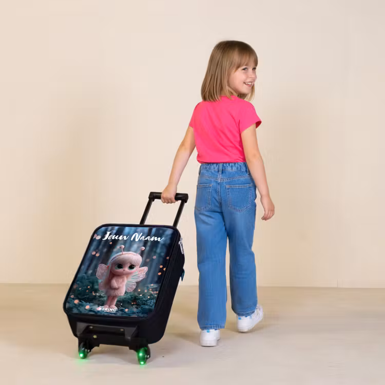 Kinderkoffer met naam - Fairy - Bos - Glitters — 2
