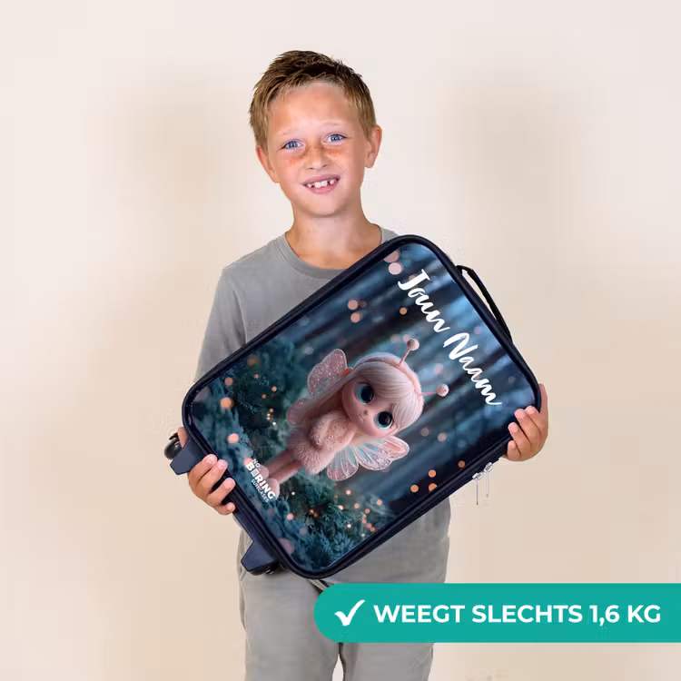 Kinderkoffer met naam - Fairy - Bos - Glitters — 3