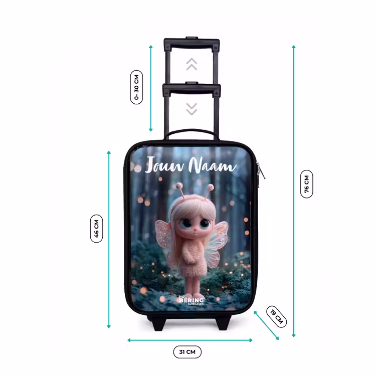 Kinderkoffer met naam - Fairy - Bos - Glitters — 7
