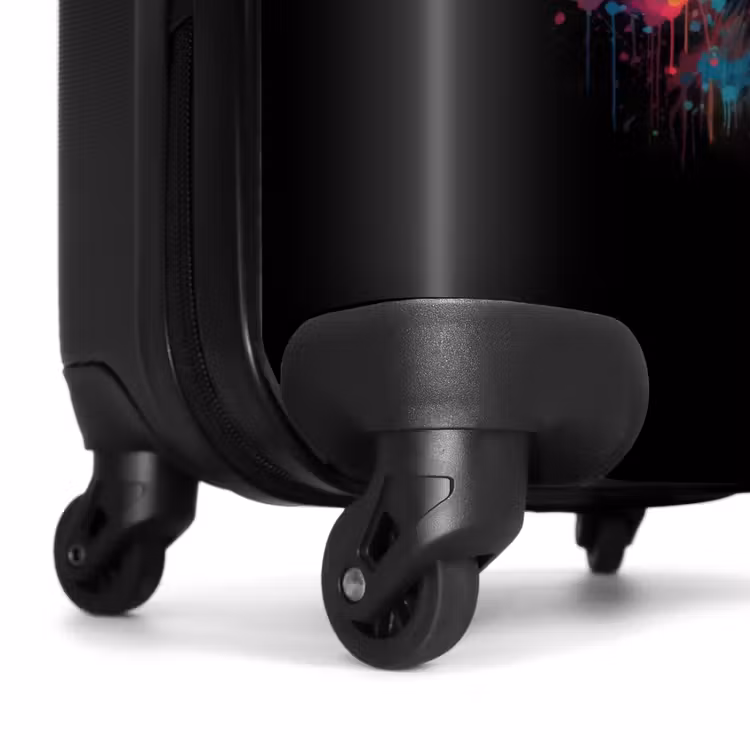 Koffer - Hert met gewei tussen graffiti spray — 6