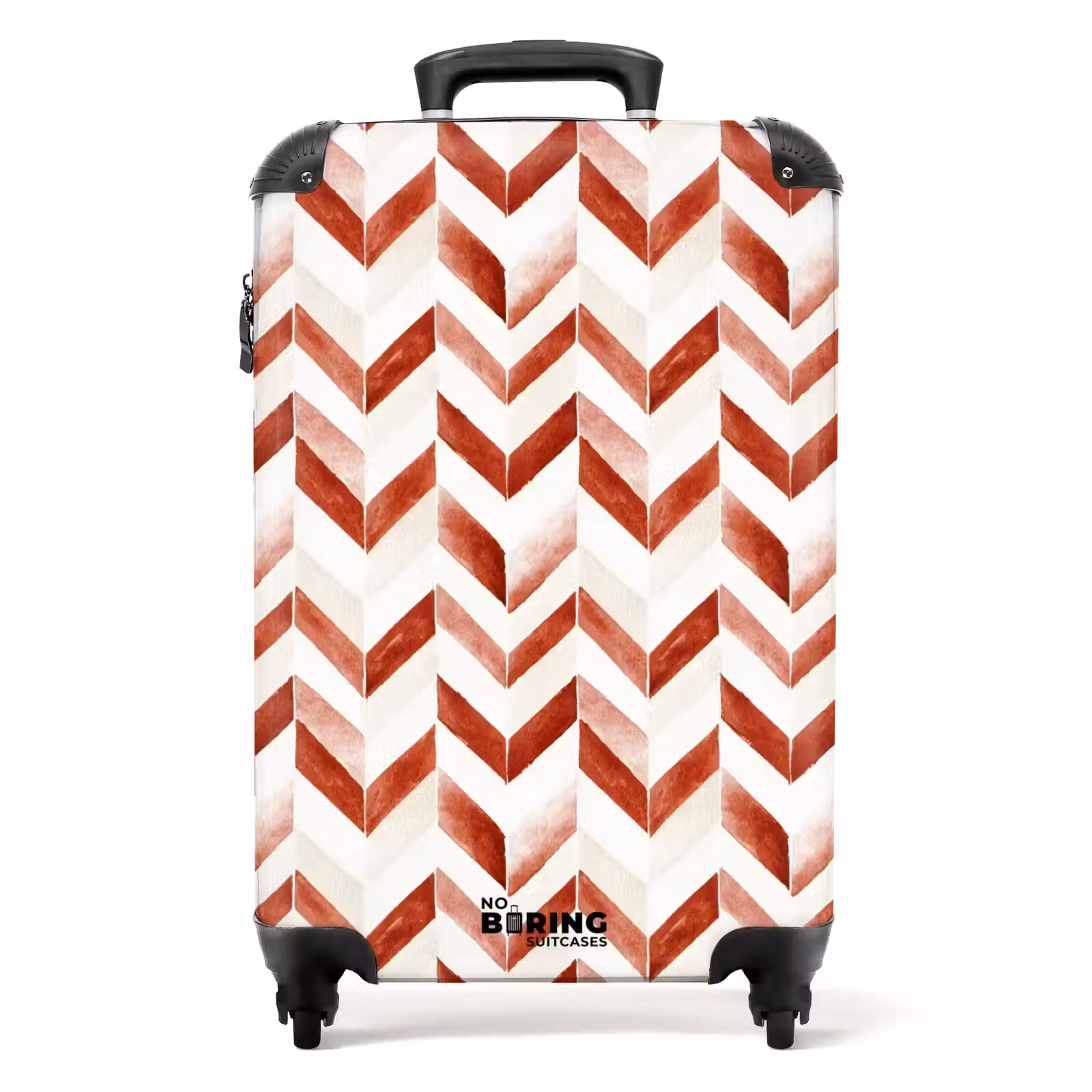 Koffer - Pijlen patroon rood — 1