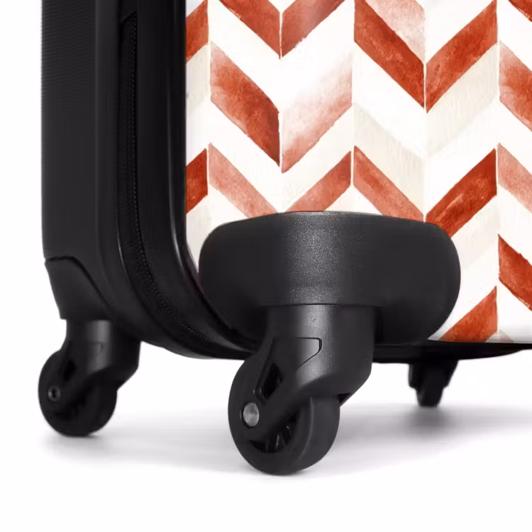Koffer - Pijlen patroon rood — 6