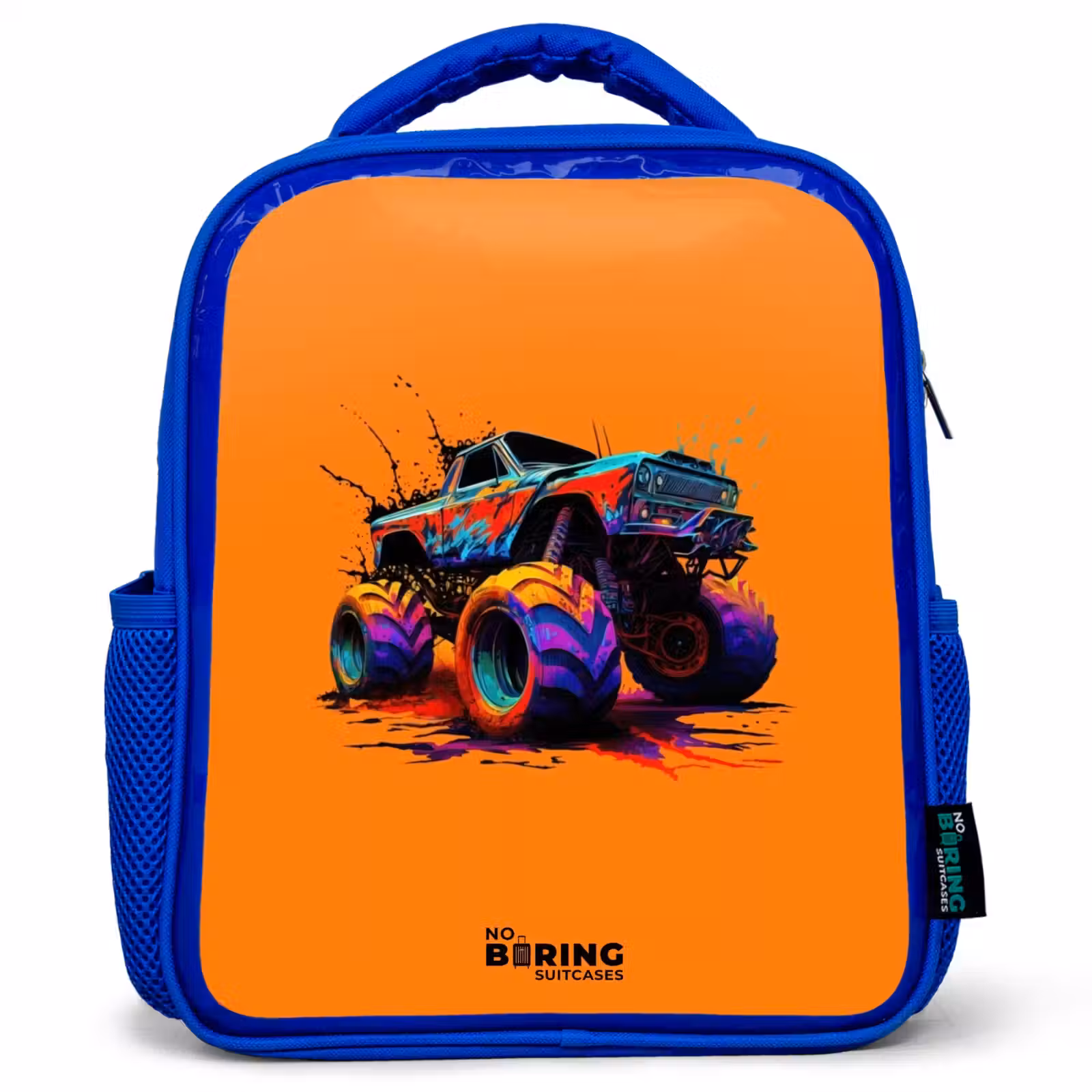 Kinderrugzak - Blauw - Rainbow Wheels — 1