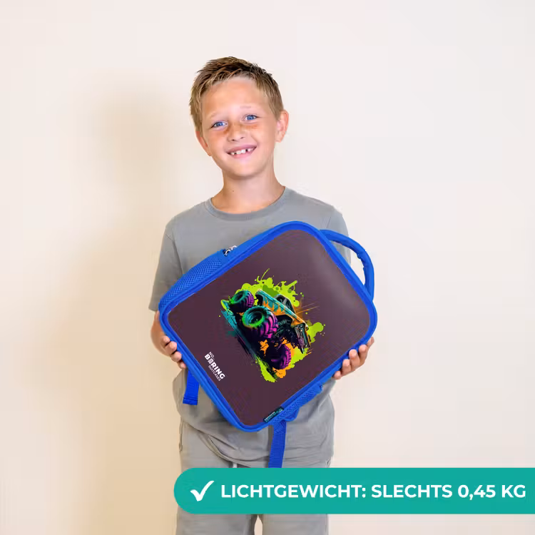 Kinderrugzak - Blauw - Neon Wheels — 2