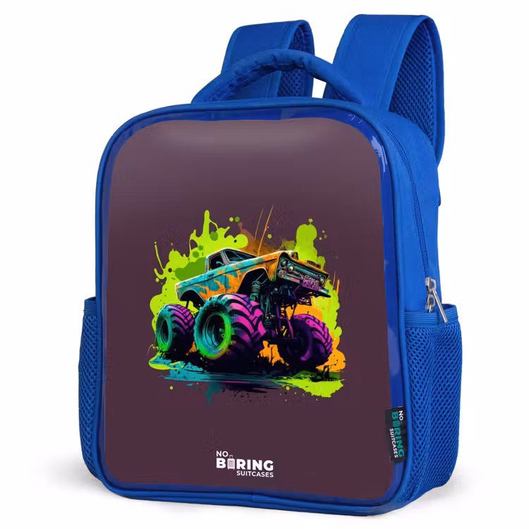 Kinderrugzak - Blauw - Neon Wheels — 7