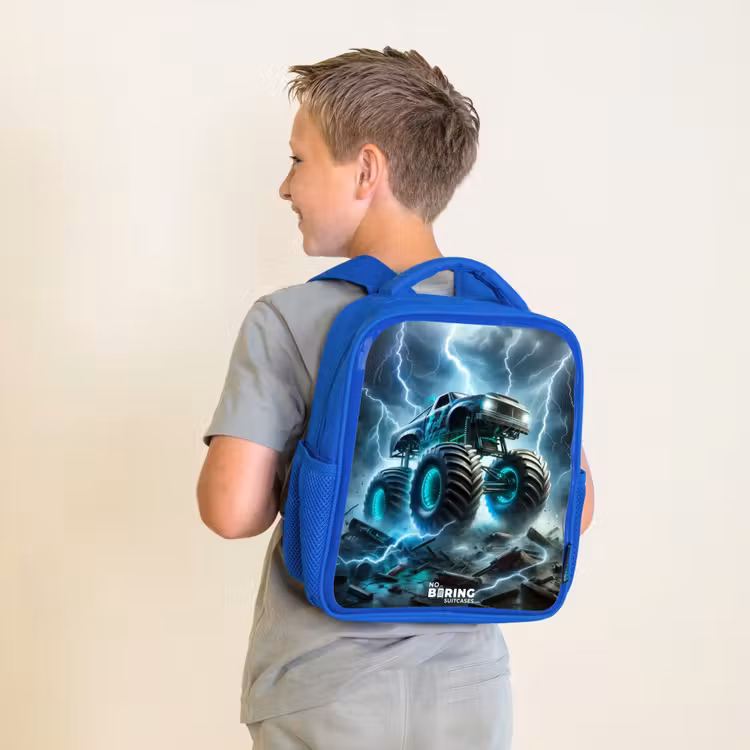 Kinderrugzak - Blauw - Thunder Wheels — 3