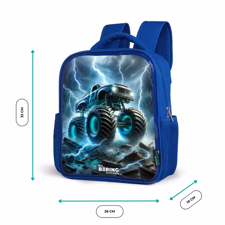 Kinderrugzak - Blauw - Thunder Wheels — 5