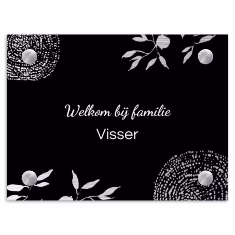 RVS - Illustraties - Zwart - Sierlijk — 1
