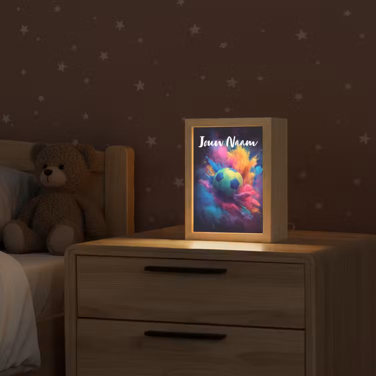 Nachtlampje met naam - Neon - Bal - Kleurrijk — 2