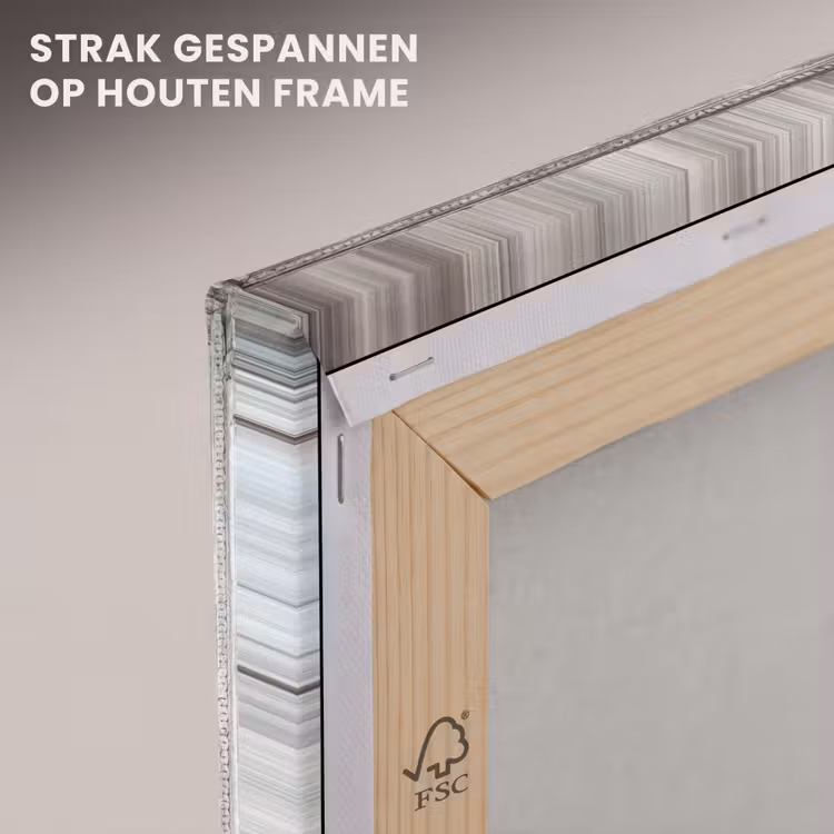 Canvas schilderij - Duin - Strand - Doorkijk - Zomer — 7