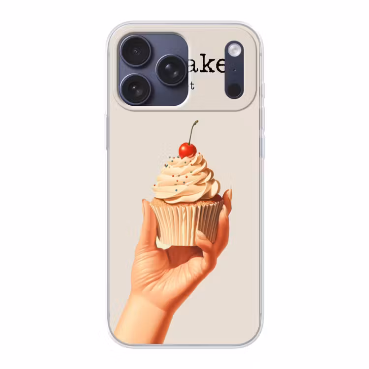 Telefoonhoesje Softcase - Cupcake - Zoet - Kers — 1