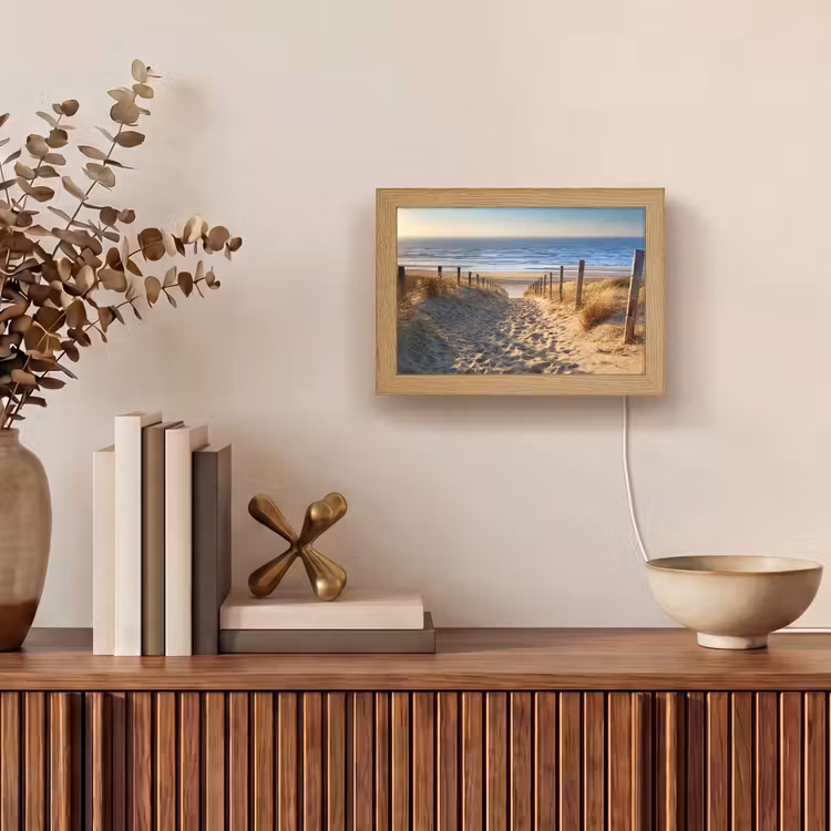 Lightbox - Wandlamp - Strand - Zee - Nederland - Duinen - Zon — 4