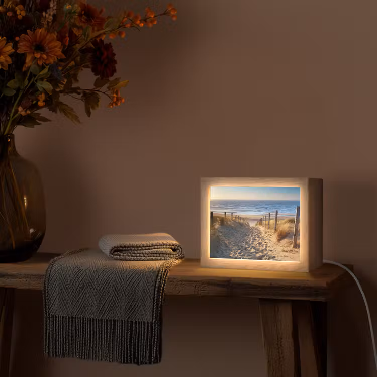 Lightbox - Wandlamp - Strand - Zee - Nederland - Duinen - Zon — 5