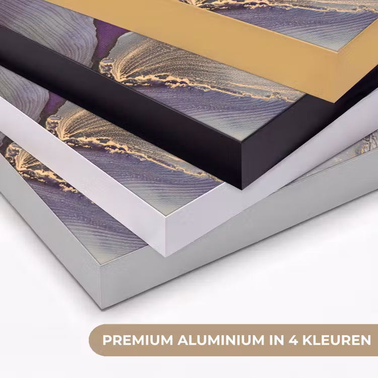 Art Frame - Goud - Paars - Marmer — 2