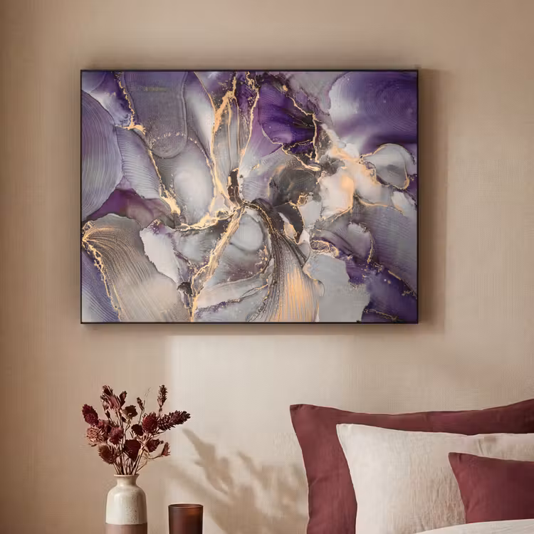 Art Frame - Goud - Paars - Marmer — 3